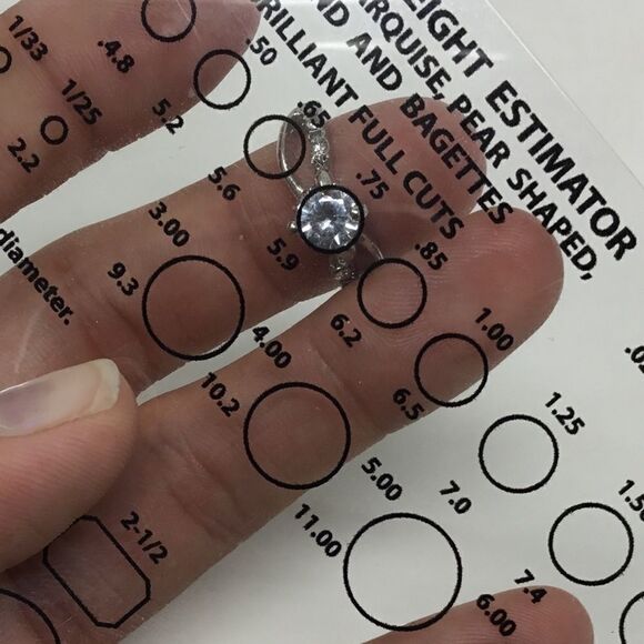 3/4 ct. CZ Intertwined Setting Fashion Ring (H15) - Picture 6 of 6